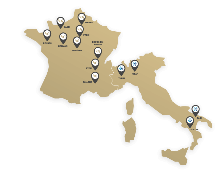 Carte réseau Mutual Logistics
